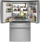 GE Profile™ 36" 27.6 Cu. Ft. Fingerprint Resistant Stainless Steel Freestanding French Door Refrigerator-2
