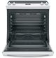 GE® 30" White Slide in Electric Range-3