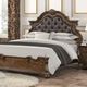 Furniture of America® Leovanni Dark Brown Queen Panel Bed-1