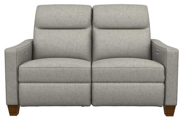 La-Z-Boy® Quinault Stone Power Reclining Loveseat with Headrest-1