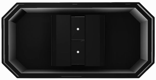 Vent-A-Hood® Designer Series 60" Black Island Range Hood-2