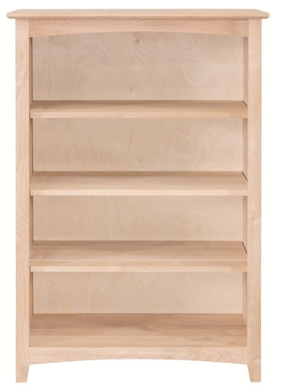Archbold Furniture Customizable Alder 36" x 48" Bookcase-1