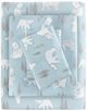 Olliix by True North by Sleep Philosophy Blue Polar Bears Queen Cozy 100% Cotton Flannel Printed Sheet Set-0