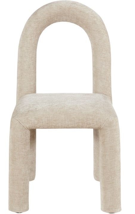 Meridian Furniture Amari Beige Upholstered Dining Chair-1