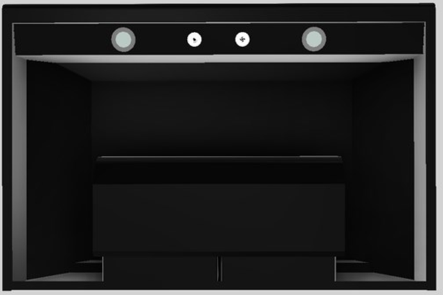 Vent-A-Hood® 36" Black Wall Mounted Range Hood-3