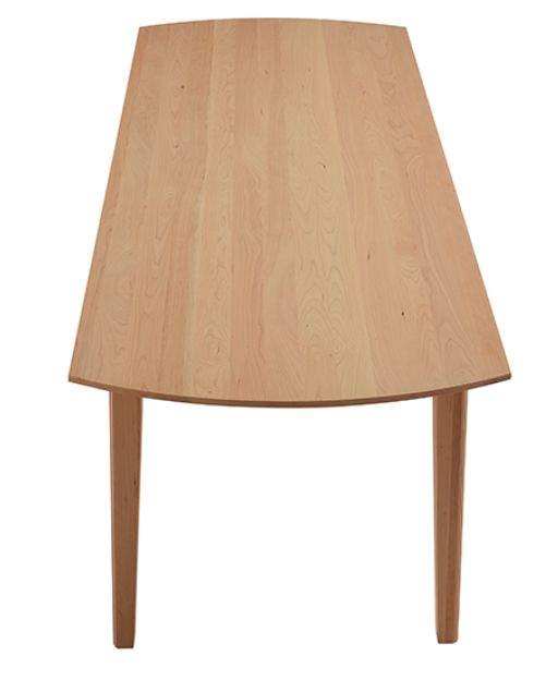 LM Co Home By Vaughan-Bassett Crafted Cherry by Ben & Erin Napier Bleached Cherry 72" Surfboard Dining Table-2