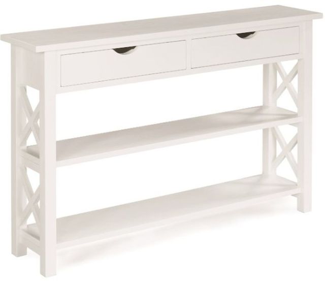 Null Furniture 6618 White Black Hall Console-0