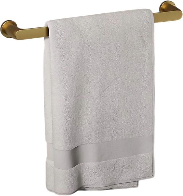 KOHLER® Avid® Vibrant Brushed Moderne Brass 18" Towel Bar-1