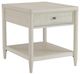 Riverside Furniture Maren White Sand Side Table-0