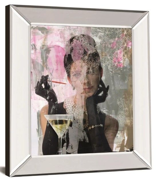 Classy Art Lady Of Class By Amiee Wilson Mirror Framed Wall Art-0