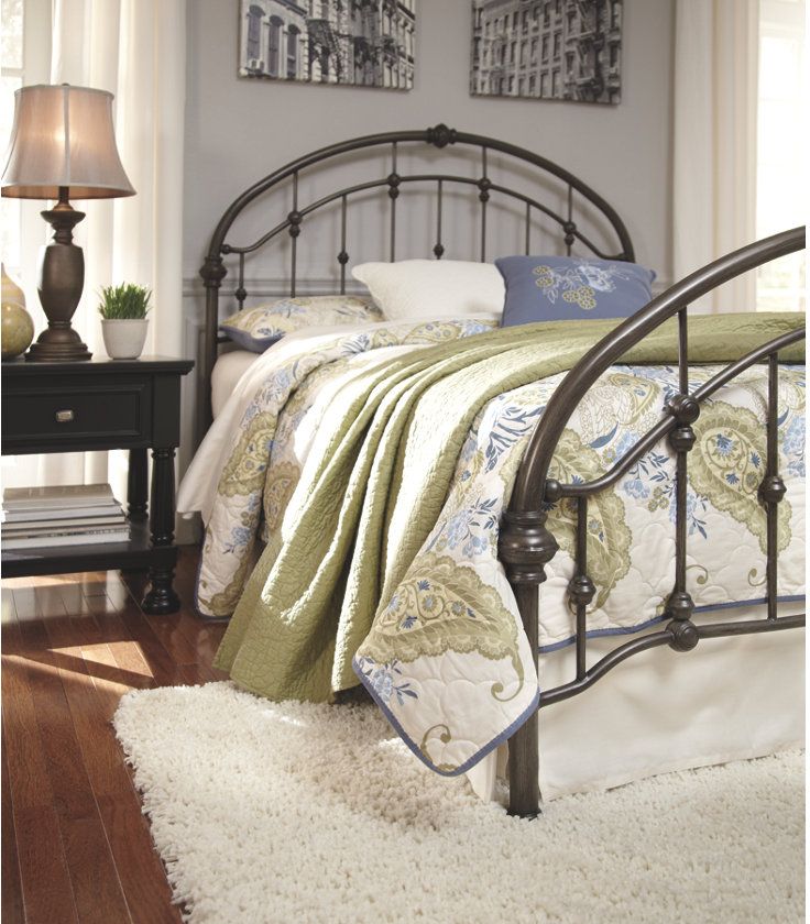 Nashburg twin metal bed sales