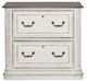 Liberty Furniture Magnolia Manor Antique White/Weathered Bark Junior Executive Media Lateral File-2