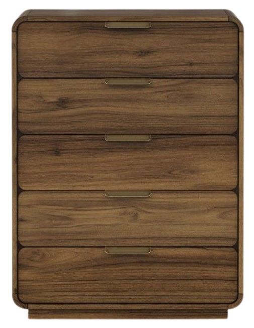 Bernards Westfield Brown 5-Drawer Chest-1