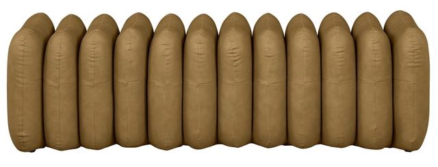 Meridian Furniture Atticus Brown Vegan Leather Upholstered Bench-1