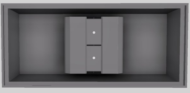 Vent-A-Hood® Designer Series 66" Gunsmoke Island Range Hood-3