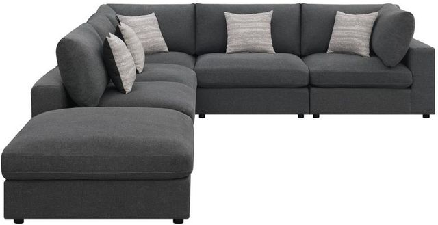 Coaster® Serene 6-Piece Charcoal Modular Sectional-3