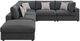 Coaster® Serene 6-Piece Charcoal Modular Sectional-3