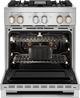JennAir® RISE™ 30" Stainless Steel Pro Style Dual Fuel Range-2