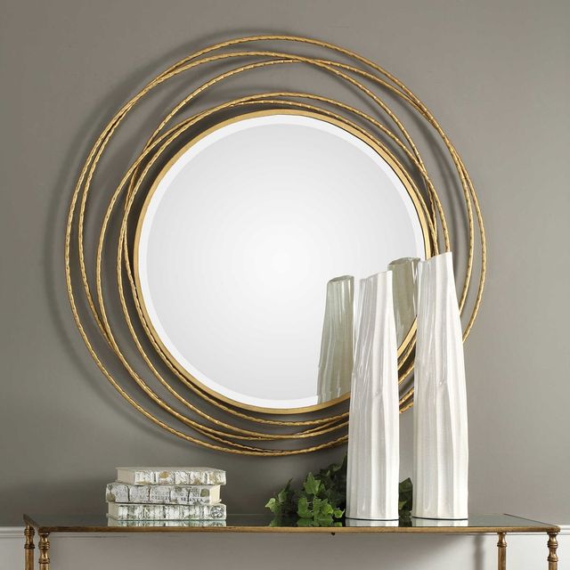 Uttermost® Whirlwind Gold Mirror-1