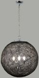 YHD Black/Chrome 3-Light Chandelier-1