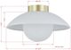 Forty West Troy White Flushmount-1