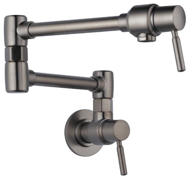 Brizo Brizo European Brilliance® Luxe Steel® Wall Mount Pot Filler Faucet-0