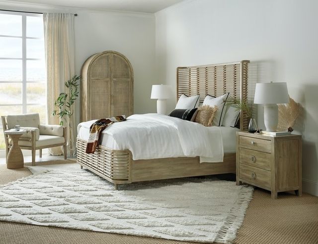 Hooker® Furniture Surfrider Driftwood King Panel Bed-1