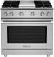 BlueStar Platinum X8 36" Stainless Steel Pro-Style Gas Range with Brushed Stainless Steel Trim-0
