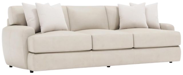 Bernhardt Cameron Bernhardt Living Leather Beige Sofa-1