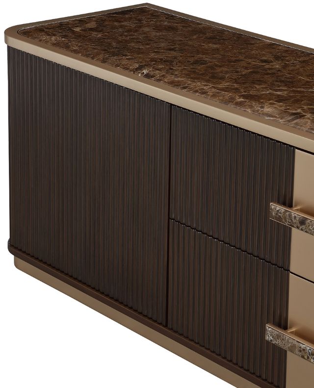 Michael Amini® West Kensington Medium Espresso Media Cabinet-3