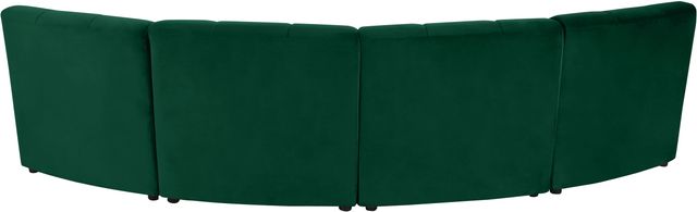 Meridian Furniture Limitless 4-Piece Green Velvet Modular Sectional-3