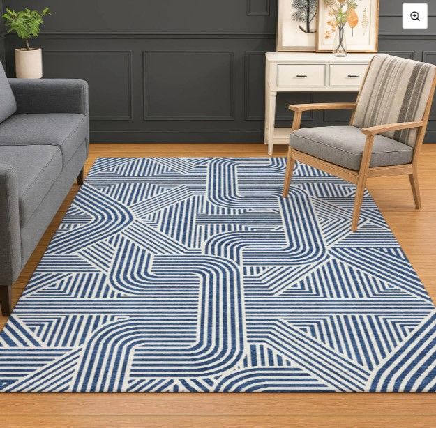 Dalyn™ Rug Company The Reserve TR14 Navy 5'x8' Area Rug-4