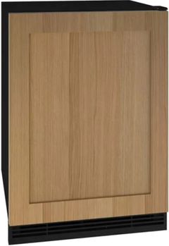 U-Line® 24" 5.7 Cubic Feet Black/Panel Ready Beverage Center