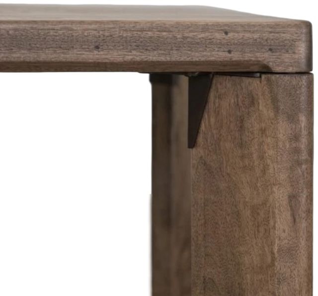 International Furniture Direct Natural Teca Brown Dining Table-3