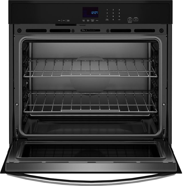 Whirlpool® 30” Fingerprint Resistant Stainless Steel Single Electric Wall Oven with Steam Clean-1