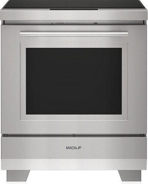 Wolf® 30" Stainless Steel Pro Style Induction Range-0