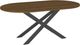 Amisco Customizable Ascencio 72" Racetrack Dining Table with 1" Walnut Veneer Top-0