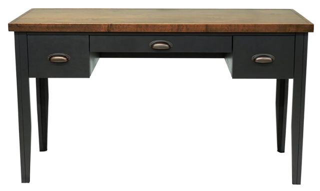 Legends Home Essex Seal Skin/Whiskey Writing Desk-3