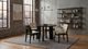 Coaster® Strouse 5-Piece Black/Cream Round Dining Table Set-1