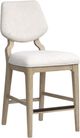 Magnussen Home® Sunset Cove Sanibel Brown Counter Chair with Upholstered Seat and Back-0