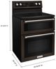 KitchenAid® 30" PrintShield™ Black Stainless Steel Freestanding Electric Range-2