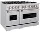 ZLINE Classic 48" Satin Stainless Steel Pro Style Gas Range-2
