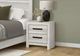 Monarch Specialties Inc. Grey Reclaimed 2-Drawer Nightstand-1