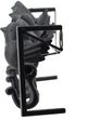 A & B Home Black Bird Wall Hook-2