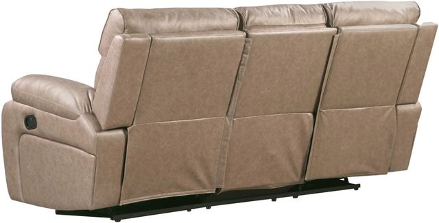Parker House® Theon Stokes Toffee Manual Reclining Sofa with Drop Down Table-3