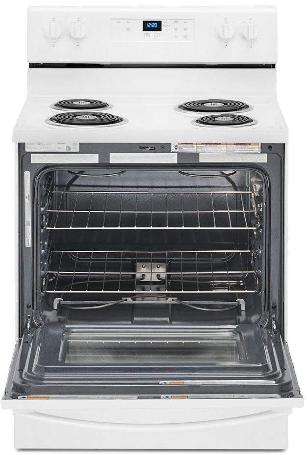 Whirlpool® 30" White Freestanding Electric Range-1