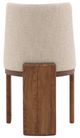 Dovetail Furniture Alistair Light Warm Wash/Sand Dining Chair-4