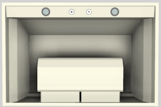 Vent-A-Hood® Designer Series 36" Biscuit Wall Mounted Range Hood-1