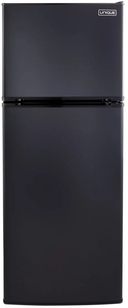Unique Appliances 24" 10.3 Cu. Ft. Black Counter Depth Top Freezer Refrigerator-0