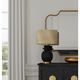 Bassett Mirror Bleene Black Matte Table Lamp-4